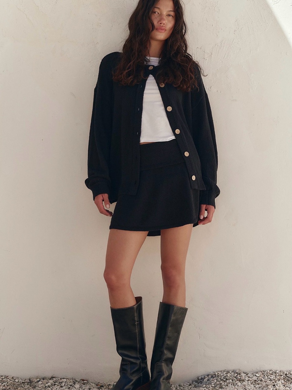 Free People Ameena Sweater Skort Set